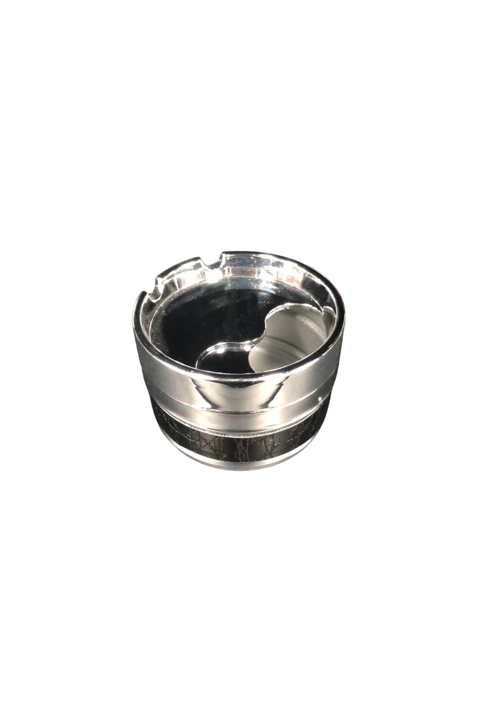ASHTRAY - ASH219 SILVER/ GREY 8CM