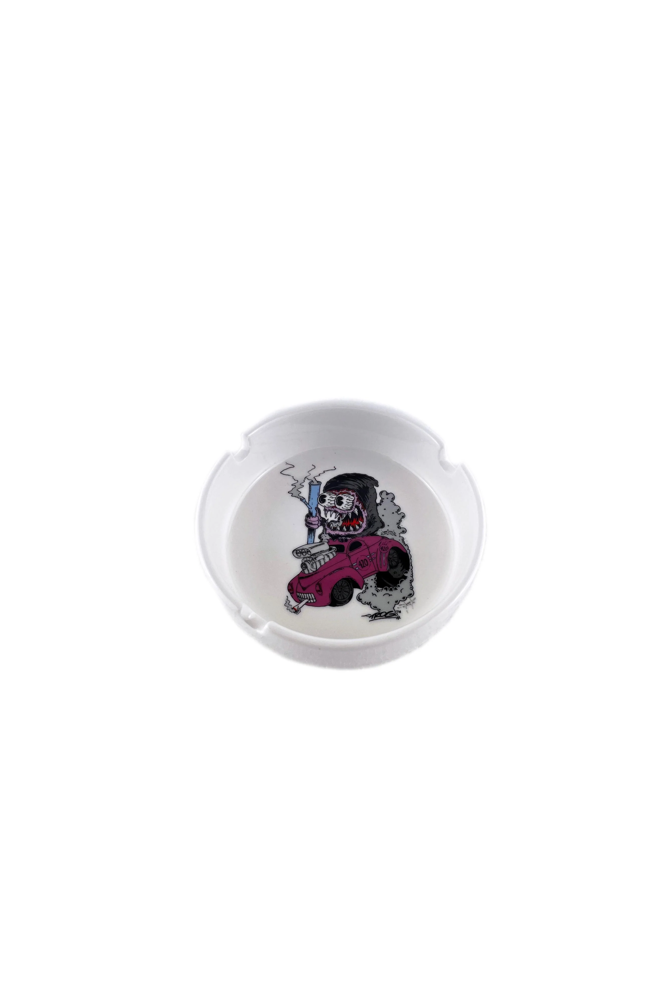 ASHTRAY - TROG CERAMIC ROUND - Image 4