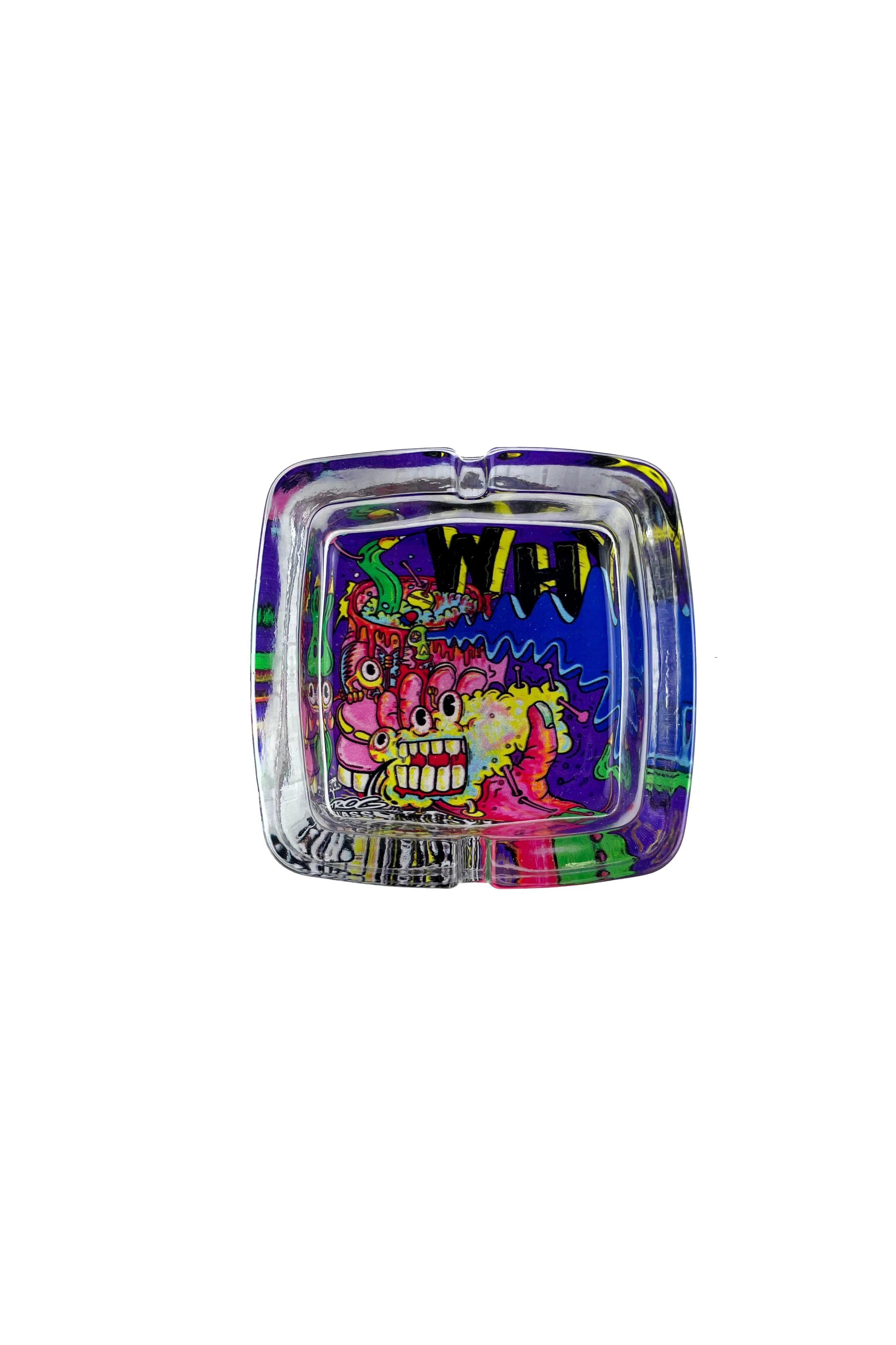 ASHTRAY - TROG GLASS SQUARE - Image 3