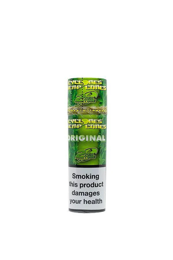 PREROLL CONES - CYCLONE HEMP BLUE 2pk - Image 3