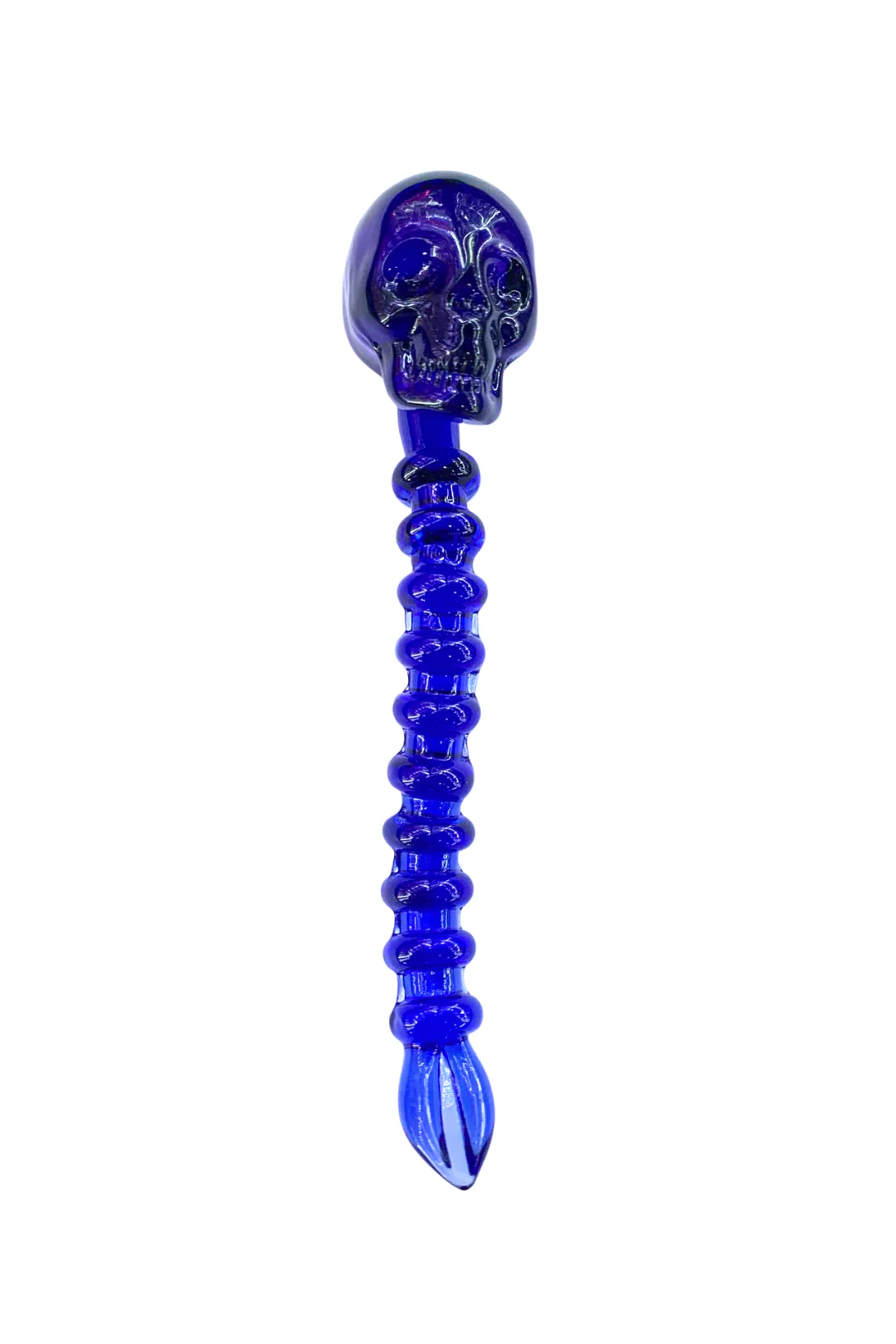 DAB - GLASS SKULL PICK BLUE DABA02