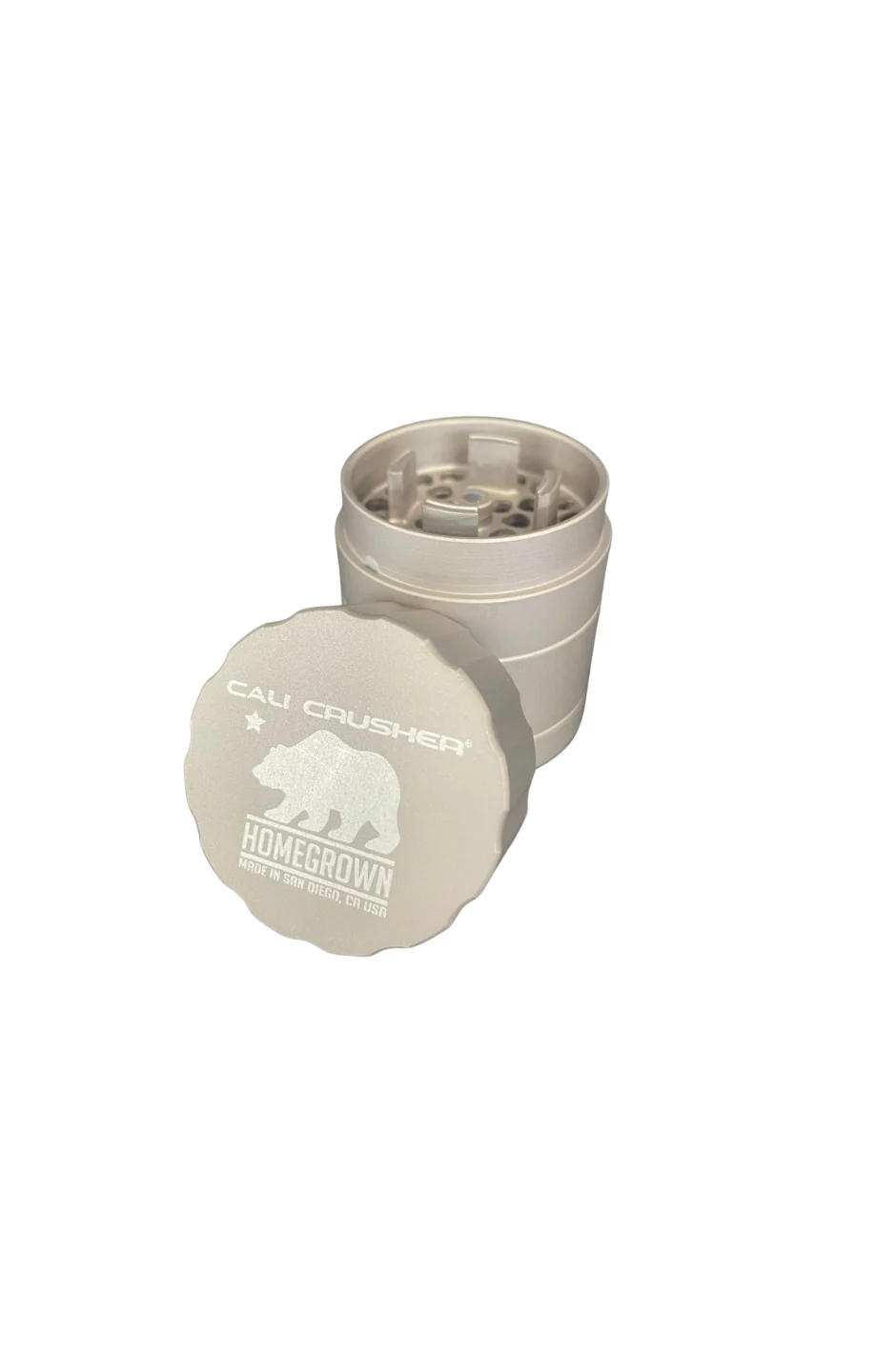GRINDER - 4 PART CC HOMEGROWN POCKET GREY