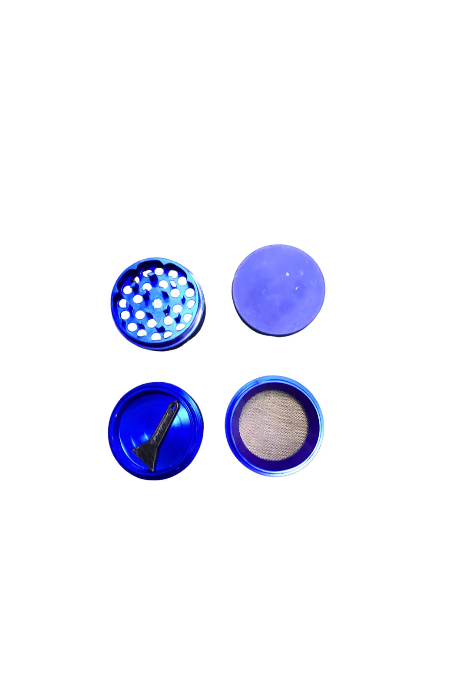 GRINDER - 4 PART SOFT DARK BLUE 40mm - Image 2