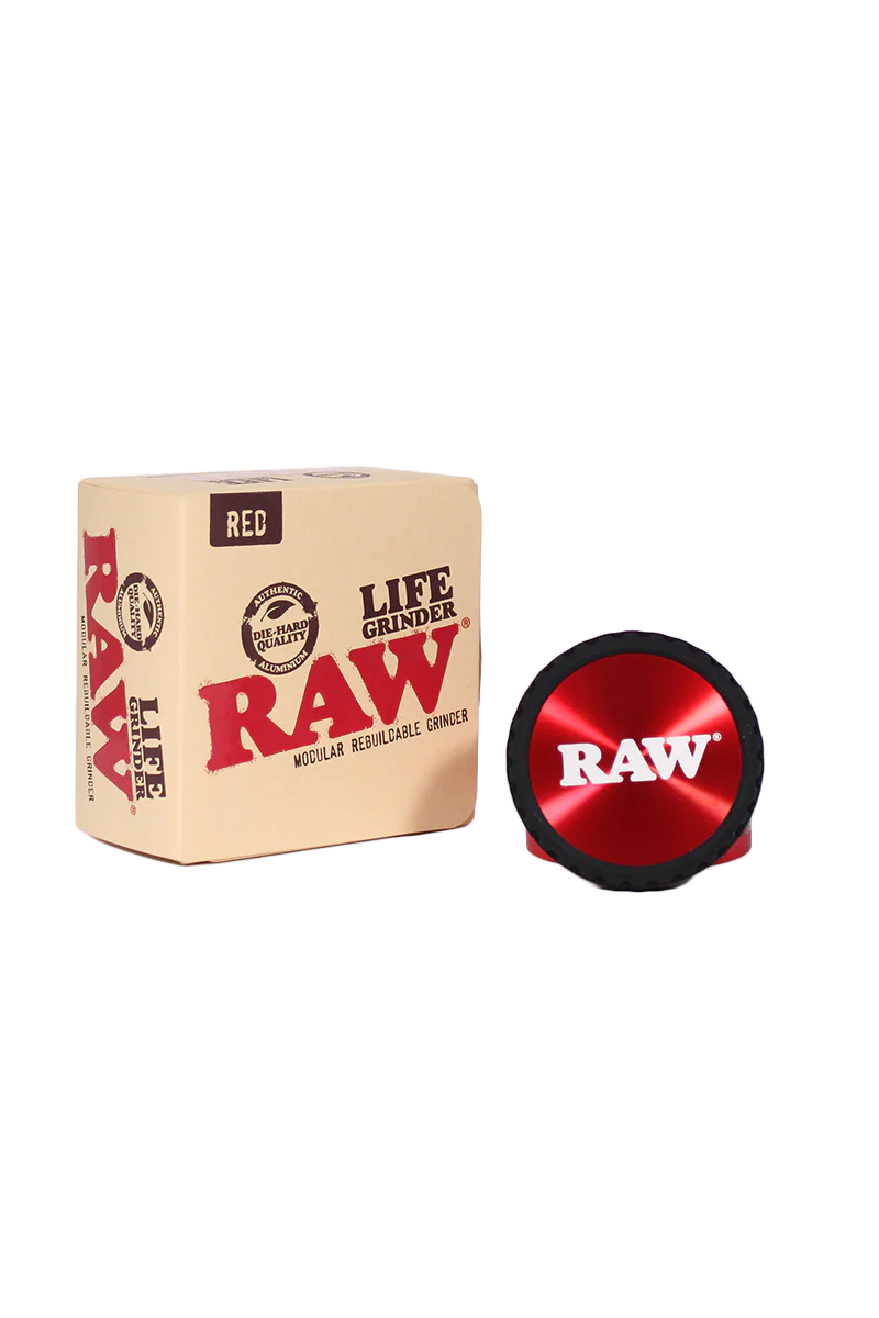 GRINDER - RAW 4PT LIFE RED RA007