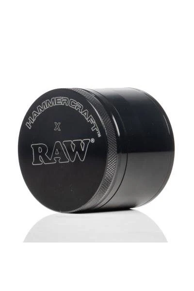 GRINDER - RAW HAMMERCRAFT 55MM/63MM 4 PART BLACK