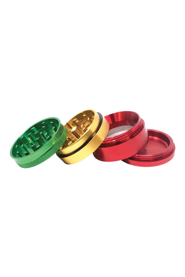 GRINDER - RAW HAMMERCRAFT 55MM 4 PART RASTA