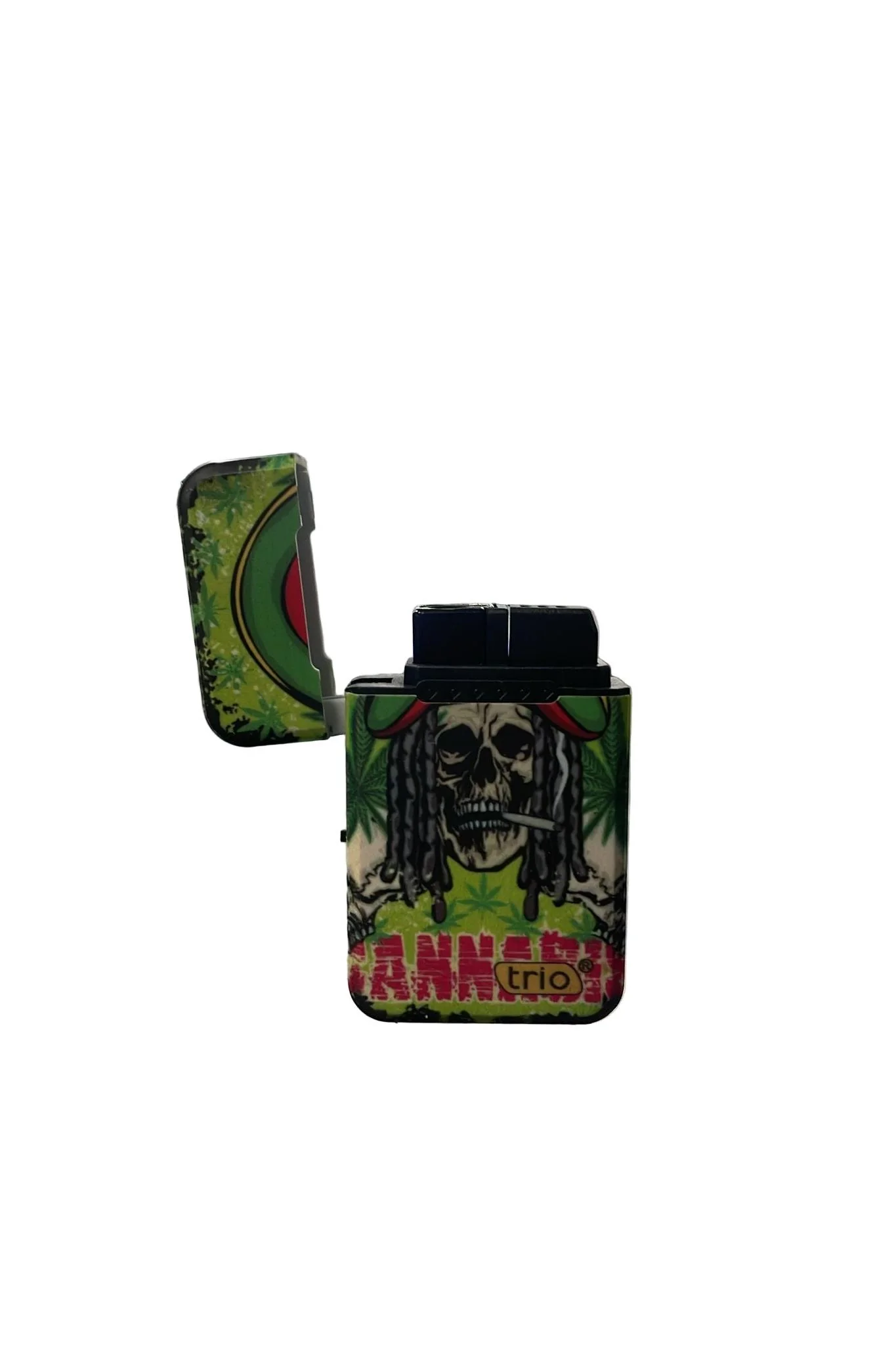LIGHTER - C9153 LEAF AND SKULL