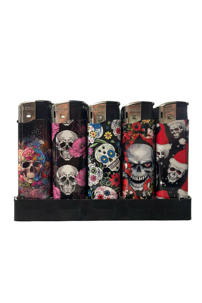 LIGHTER - LIG132 SKULL