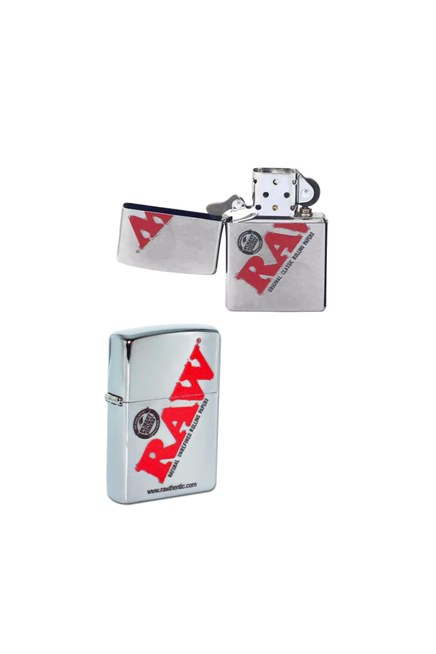 LIGHTER - RAW ZIPPO SILVER