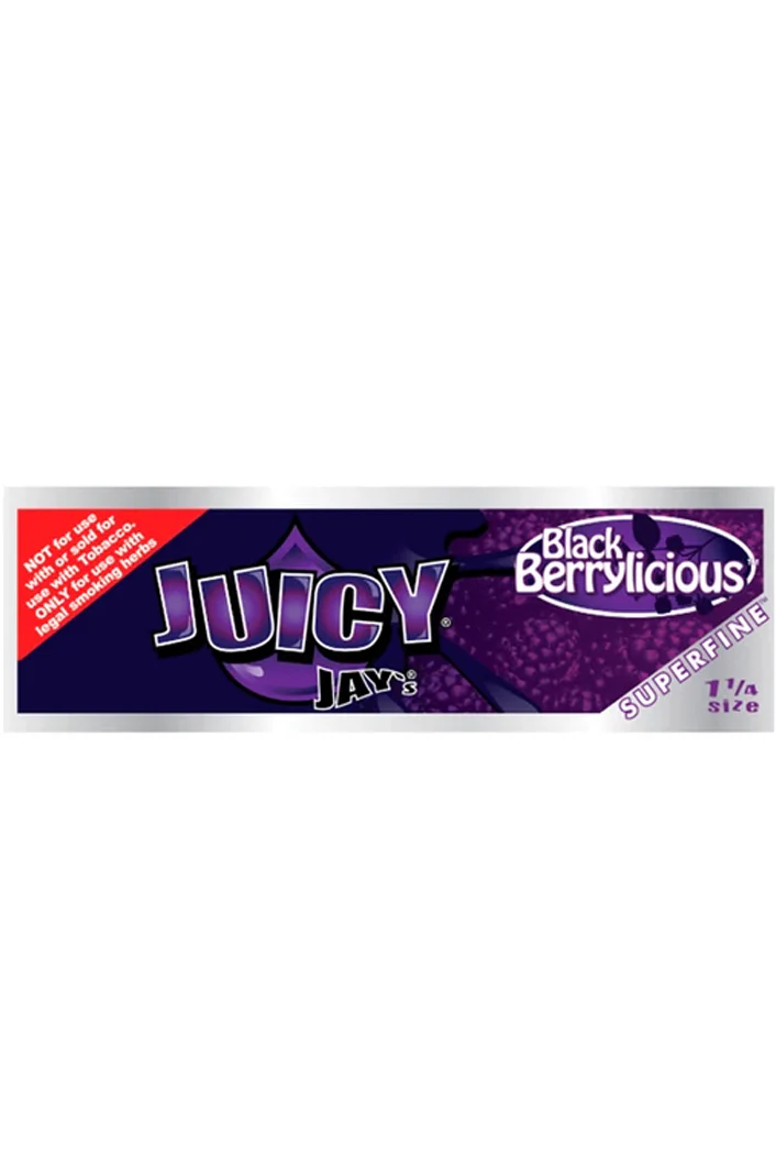 PAPERS - JJ 1 1/4 SIZE XTRA FINE BLACK BERRYLICIOUS