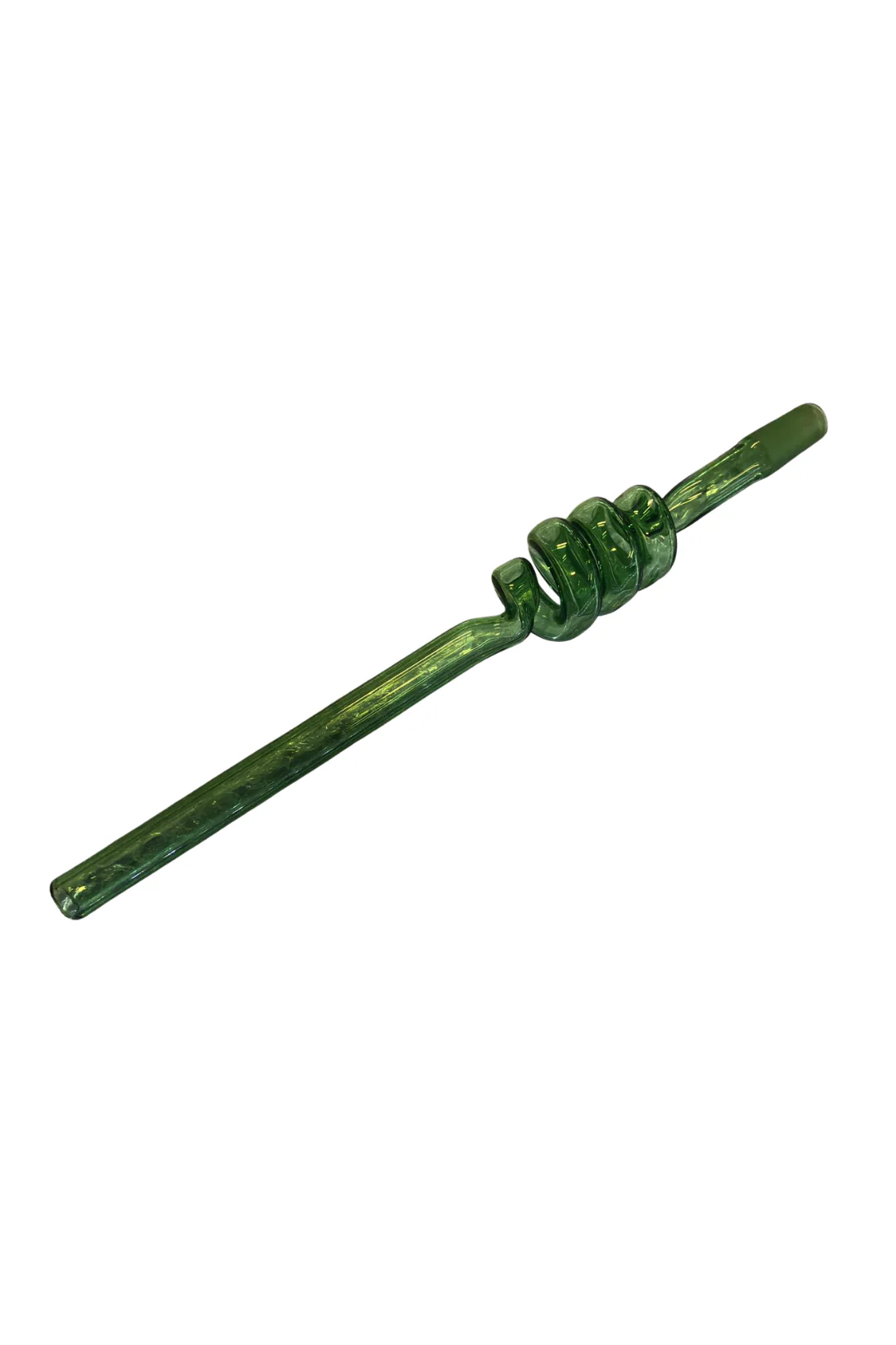PIPE - GLASS CURLY STRAW