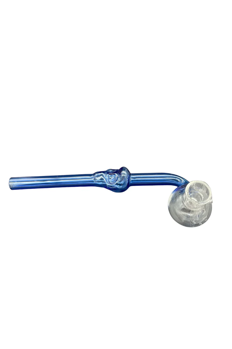 PIPE - GLASS NA SKULL BLUE SLIP