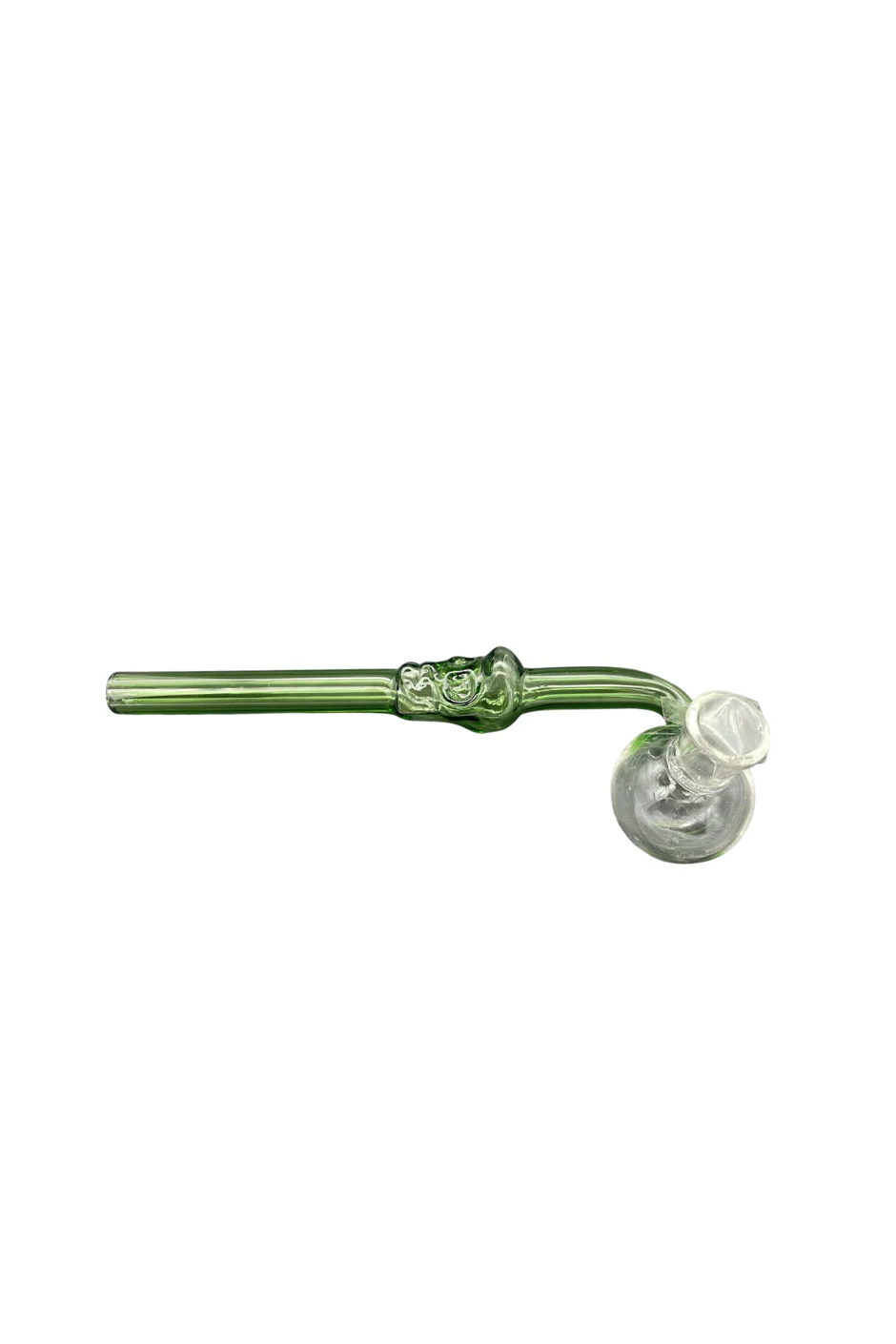PIPE - GLASS NA SKULL GREEN SLIP
