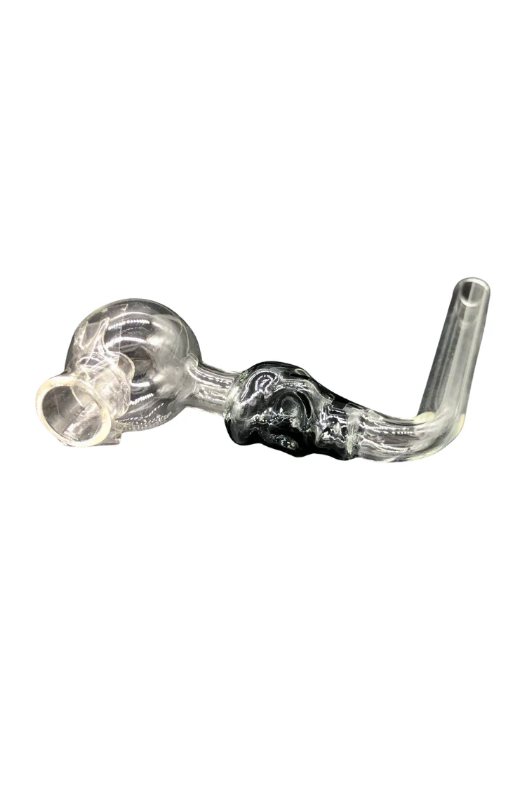 PIPE - GLASS NA SKULL SMOKE 90deg