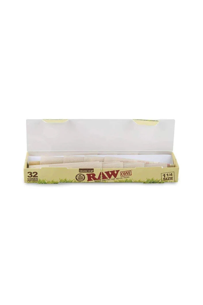 PREROLL CONES - RAW ORGANIC 1 1/4 SIZE 6PK - Image 2