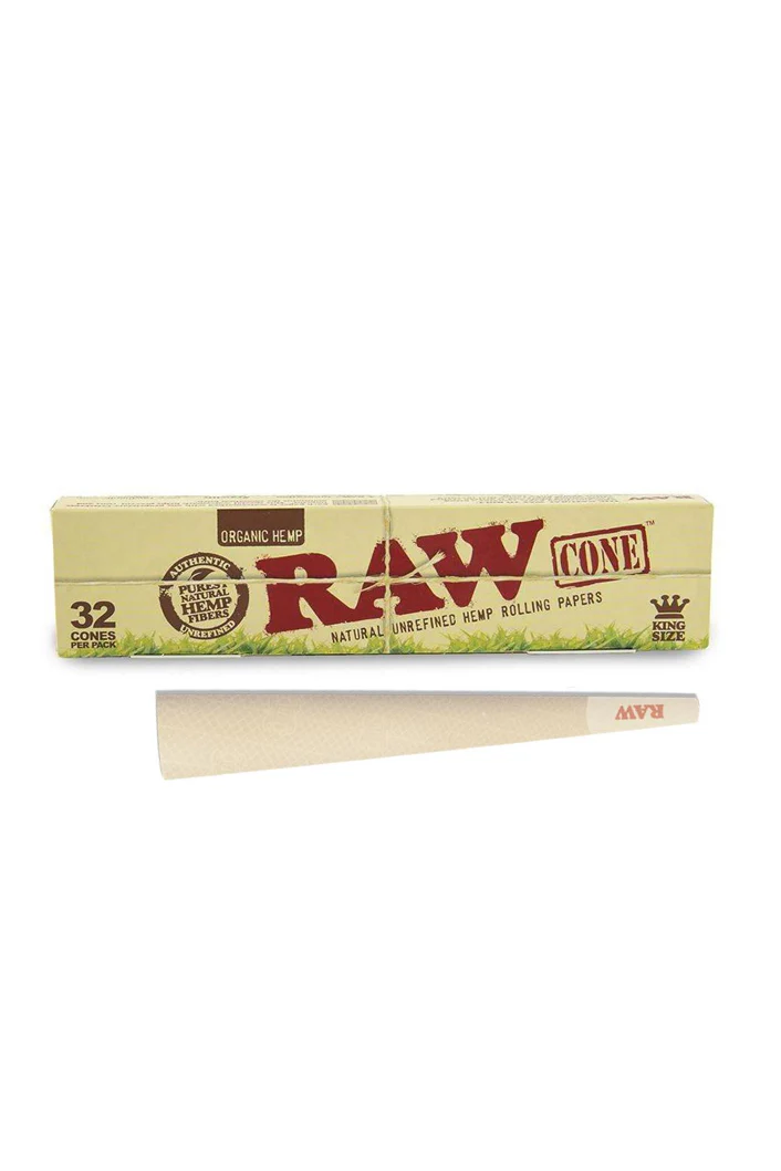 PREROLL CONES - RAW ORGANIC KING SIZE 3PK - Image 2
