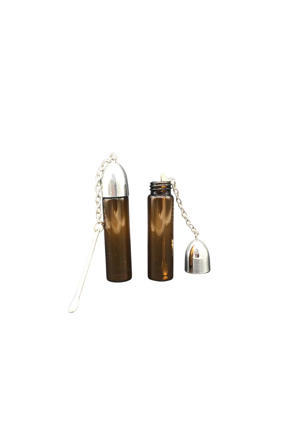 SNUFF - SB VIAL W/ CHAIN SPOON YH280-72mm
